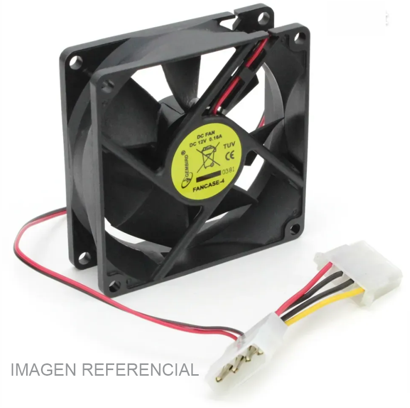 COOLER PARA CASE / FUENTE DE PC / 8CM / 80MM / 12V 0.09A -1800RPM