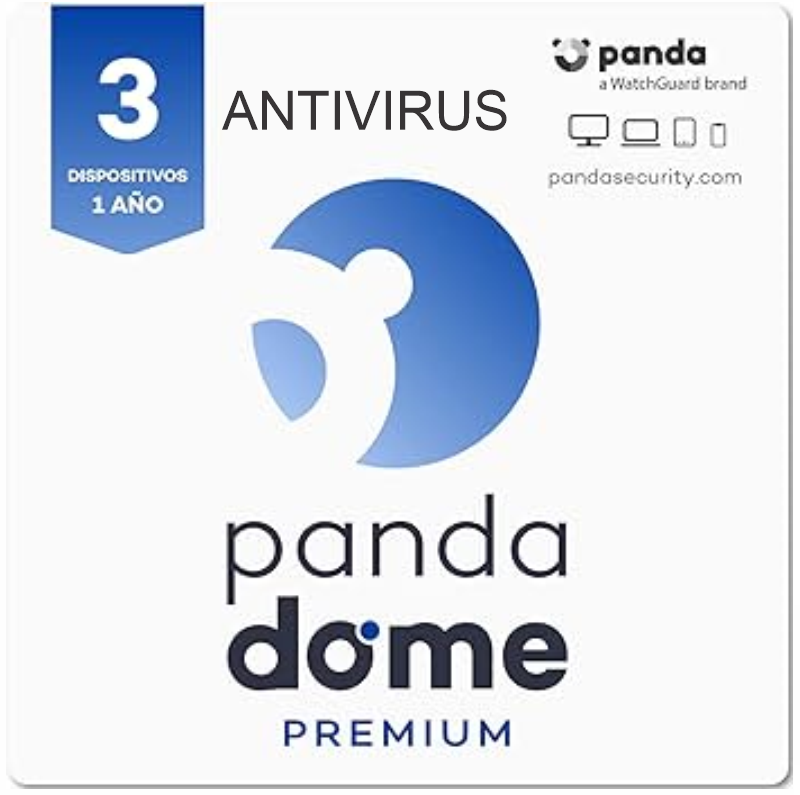 ANTIVIRUS PANDA DOME PREMIUM GLOBAL PROTECTION / 3 DISPOSITIVOS  / 1 AÑO)