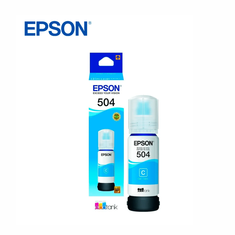 BOTELLA TINTA EPSON T504220-AL CIAN
