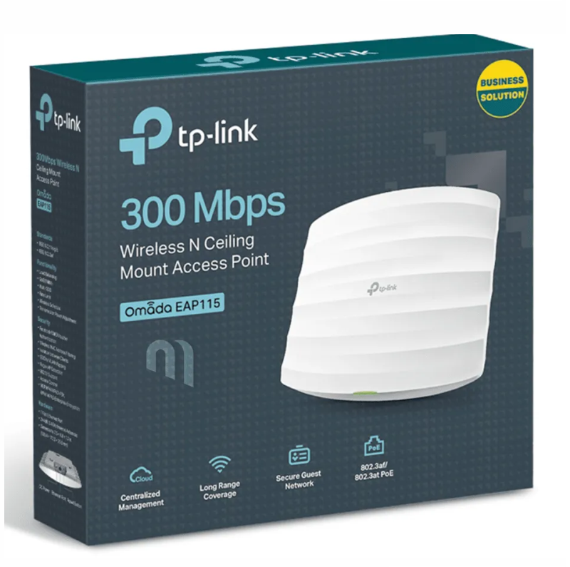 ACCES POINT TP-LINK OMADA N CEILING MOUNT EAP115 ROUTER