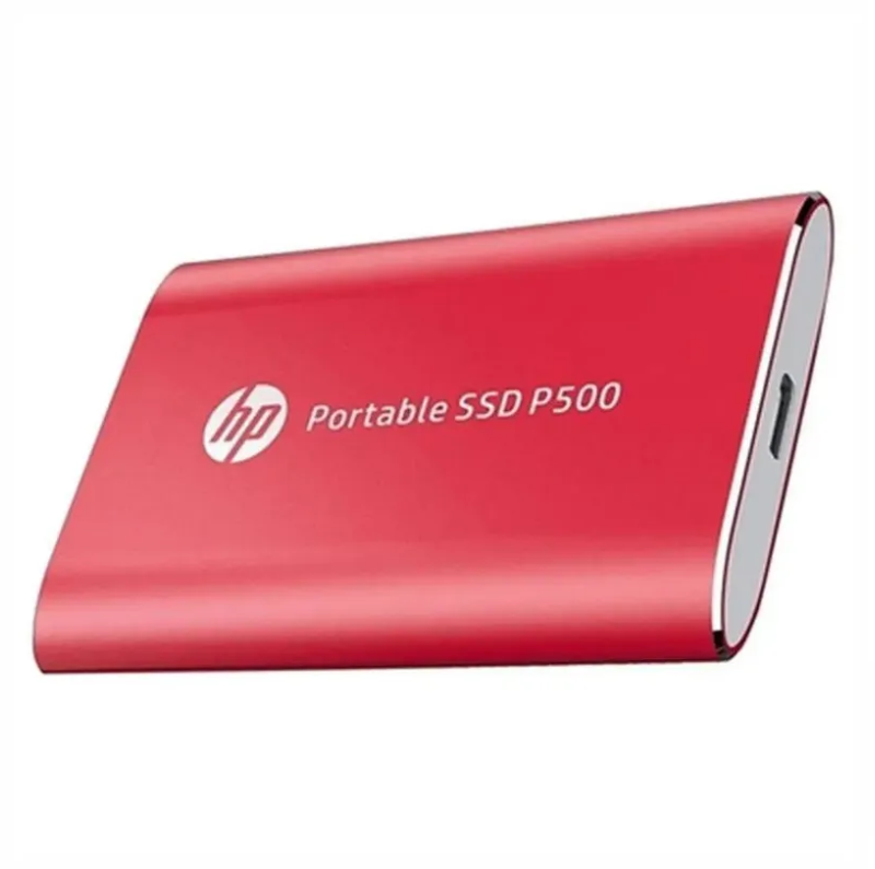DISCO SOLIDO EXTERNO HP P500 500GB - ROJO - PORTATIL