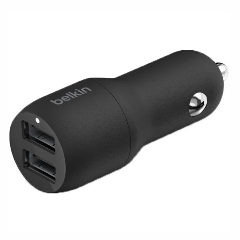 BELKIN CABLE BOOSTCHARGE DUAL USB-A 24W BLACK