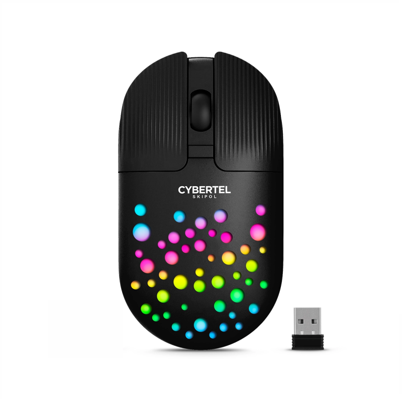 SKIPOL CYB BLACK M703RXC MOUSE BT WIFI RECARGABLE CYBERTEL