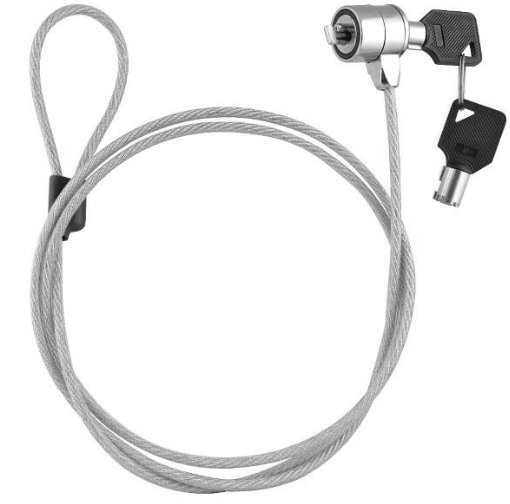 XTECH 6FT KEYET LAPTOP COMPUTER CABLE LOCK XTA111 80CM