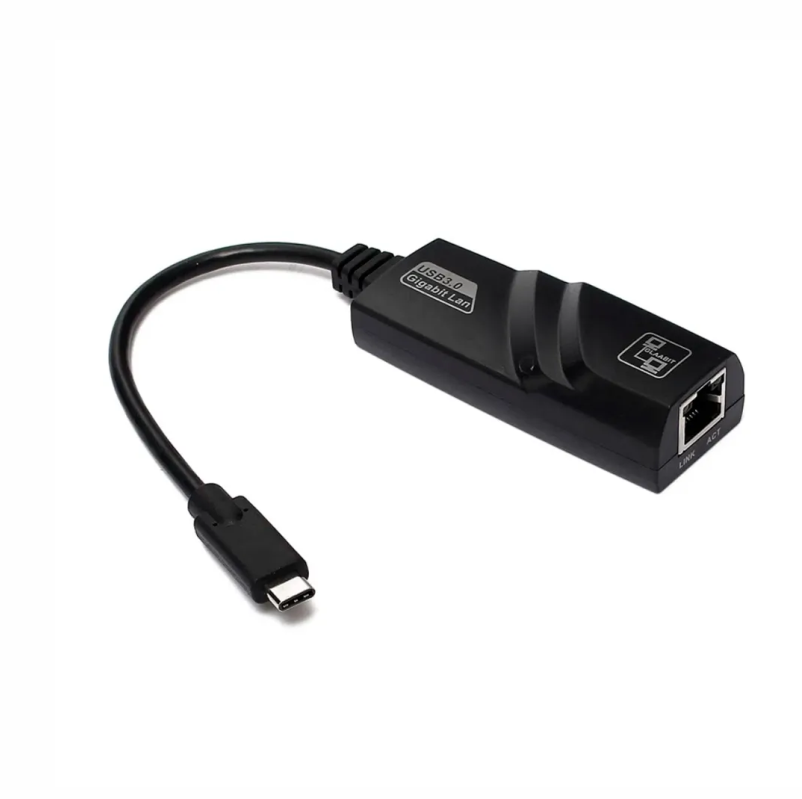 ADAPTADOR ETHERNET RTL8153 PARA ORDENADOR, TARJETA DE RED CON CABLE USB 100 DE 10/1000/3,0 MBPS, TIPO C A RJ45 LAN, PARA PC, MACBOOK, WINDOWS Y PORTÁTIL