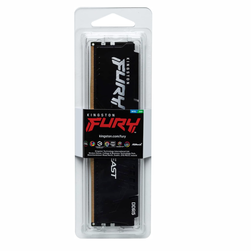 MEMORIA RAM 16GB BEAST 4.80G DDR5 KINGSTON FURY / KF548C38BB-16
