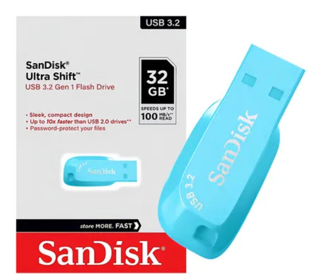 USB SANDISK ULTRASHIFT 32GB C 