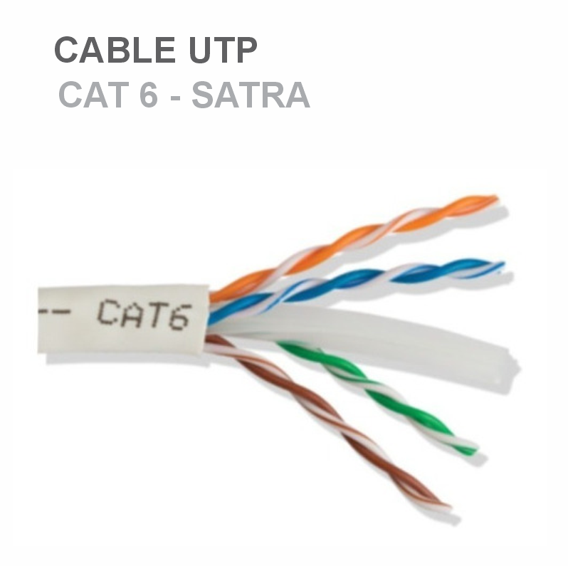 CABLE DE RET UTP CAT6 - METRO - SATRA