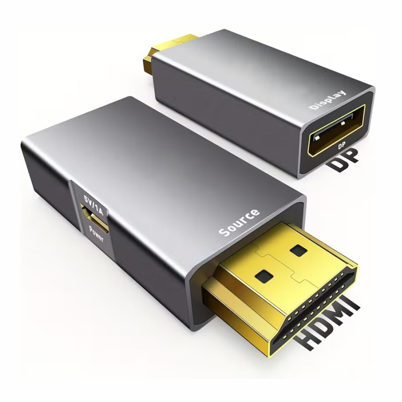 CONVERTIDOR UNIDIRECCIONAL HDMI MACHO A DP HEMBRA