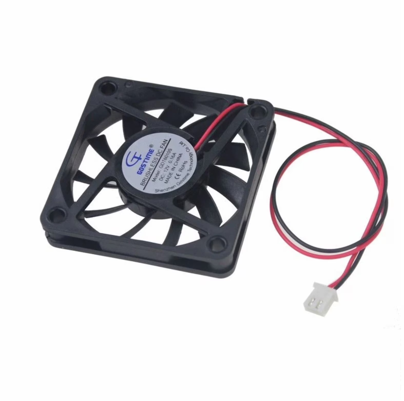 COOLER 12V DC 60MM 2PIN 60X60X10MM  PARA PC