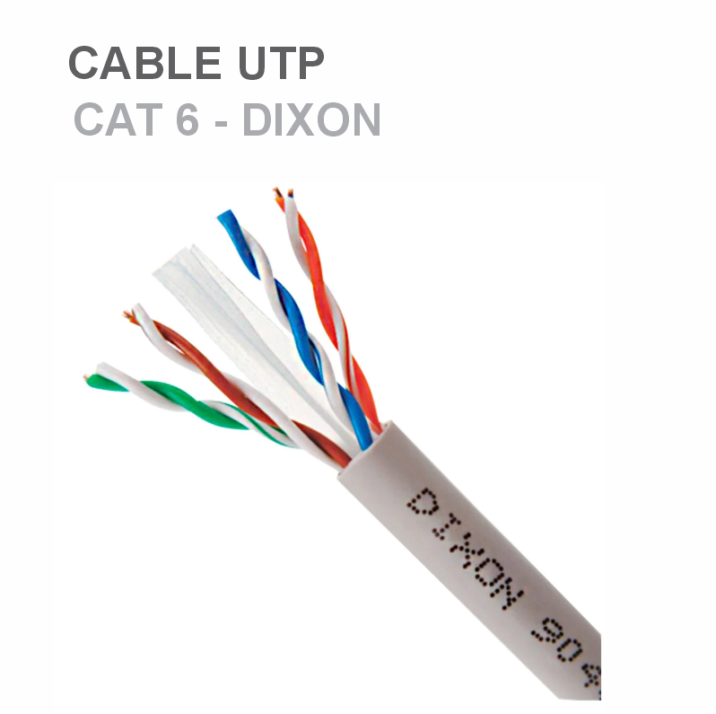 CABLE UTP CAT 6 - DIXON - METRO